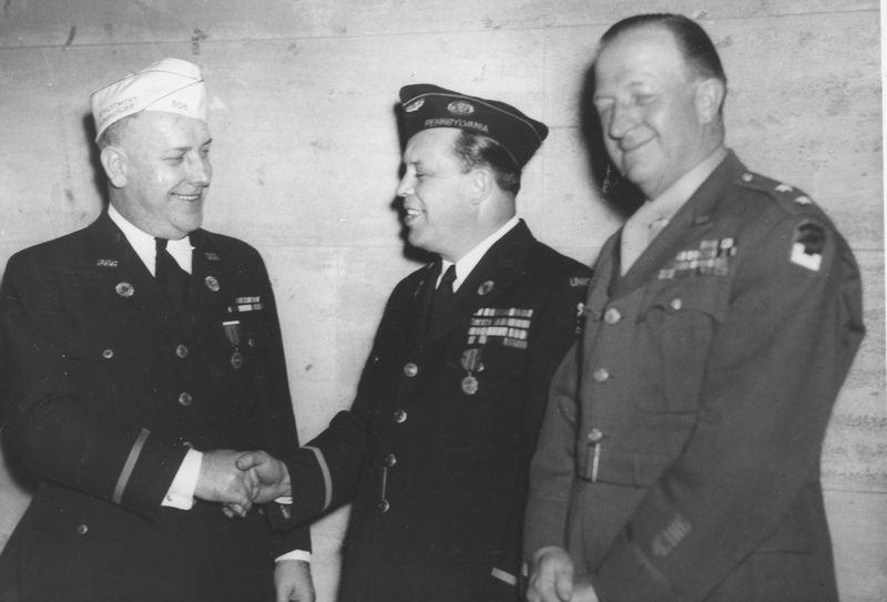 American Legion National Commander Paul Griffith Shakes Hands with ...