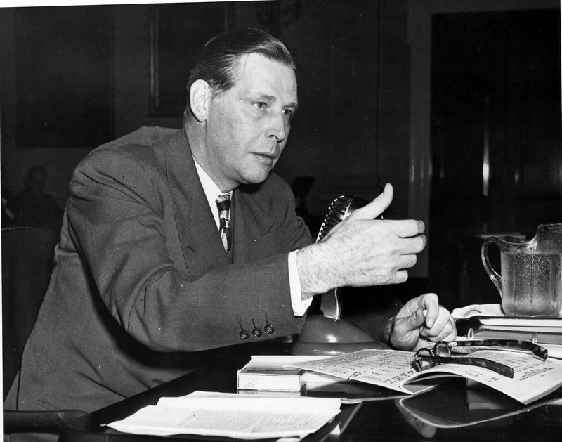 Maurice Tobin, Secretary of Labor, testifies before House Ways and ...