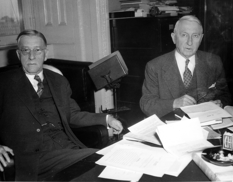 Photo of Josiah Bailey and Senator Walter F. George | Harry S. Truman