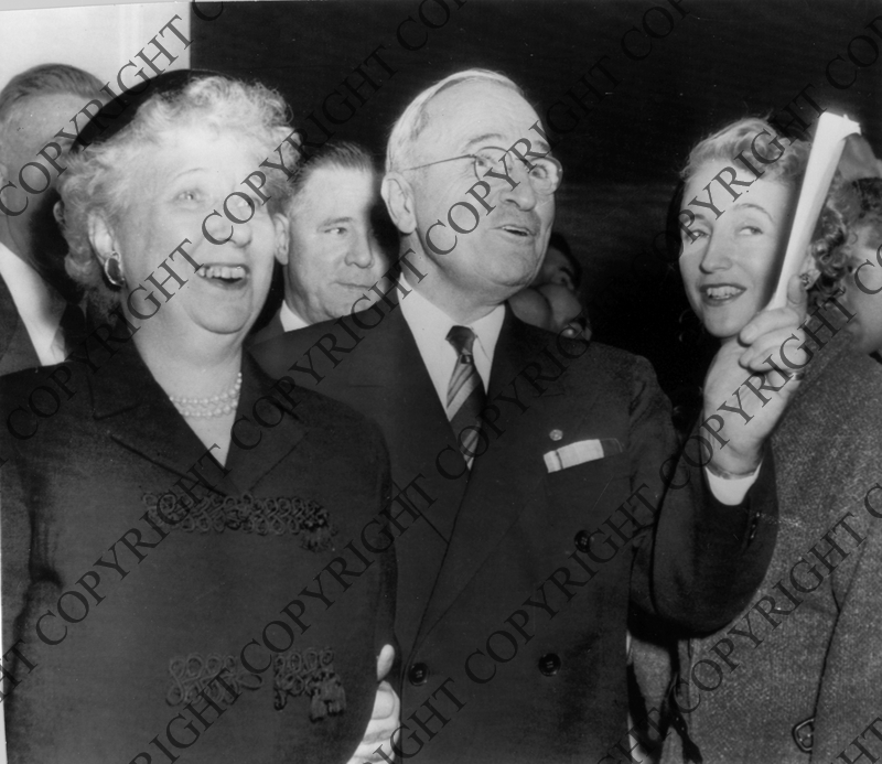 Harry S. Truman And Family At Press Conference | Harry S. Truman