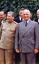 Premier Joseph Stalin and President Harry S. Truman at Potsdam Conference