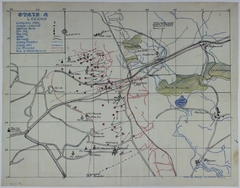 Map of Allied and German Positions