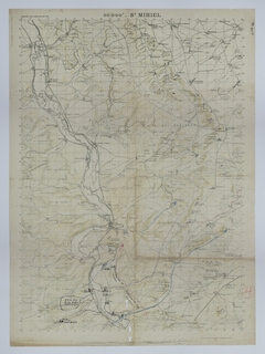 Map of 35th Division Positions and Movement Around St. Mihiel