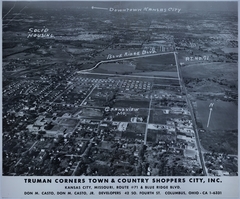 Map of the Planned Truman Corners Shopping Center in Grandview, Missouri