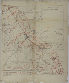 Map of Trench Systems and Positions