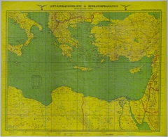 Map of the Eastern Mediterranean Sea