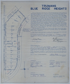 Drawing of the Planned Truman's Blue Ridge Heights in Grandview, Missouri