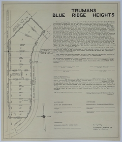 Drawing of the Planned Truman's Blue Ridge Heights in Grandview, Missouri