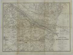 Map of the Area Surrounding Saumur