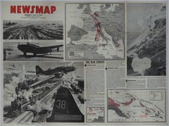 Map of British and American Bombing Raids