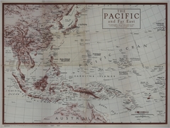 Map of the Pacific Ocean and Far East