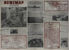 Map of Allied and German Activity in Greece