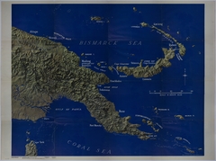 Map of New Guinea, New Britain, and Adjacent Islands