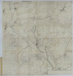Map of the Movement of Company A, 128th Machine Gun Battalion
