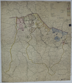 Map of Divisional Positions on September 22, 1918