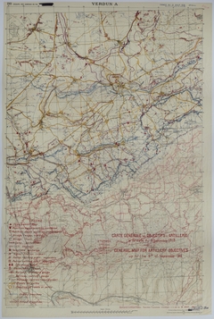 Map of German Positions