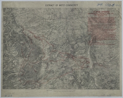 Map of Allied Divisional Movement During the St. Mihiel Offensive