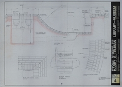 Drawing of the Proposed Memorial Fountains at the Harry S. Truman Library