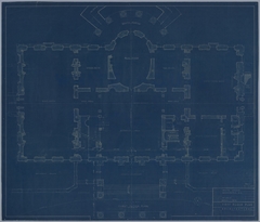 Drawing of the White House First Floor