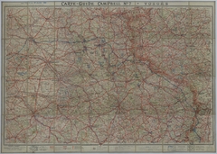 Map of Allied Movement Along the Front Lines
